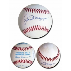 Joe DiMaggio signed American League Baseball w/JSA LOA
